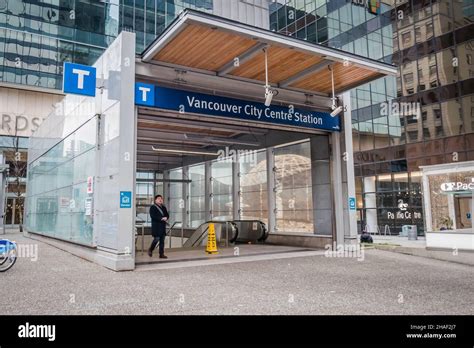 vancouver city centre train station Stock Photo - Alamy