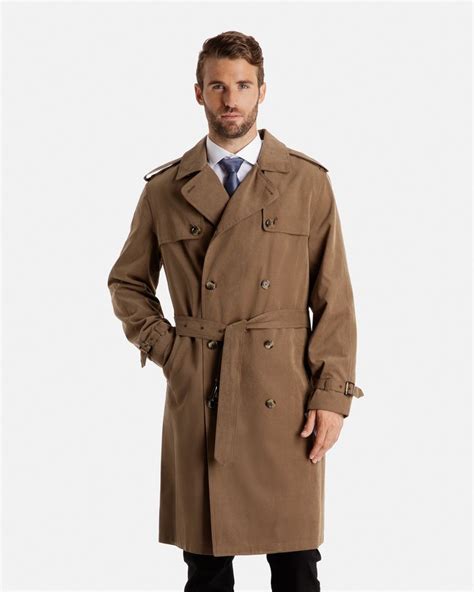 Plymouth Double Breasted Trench Coat for Men - Gunflap | London Fog ...