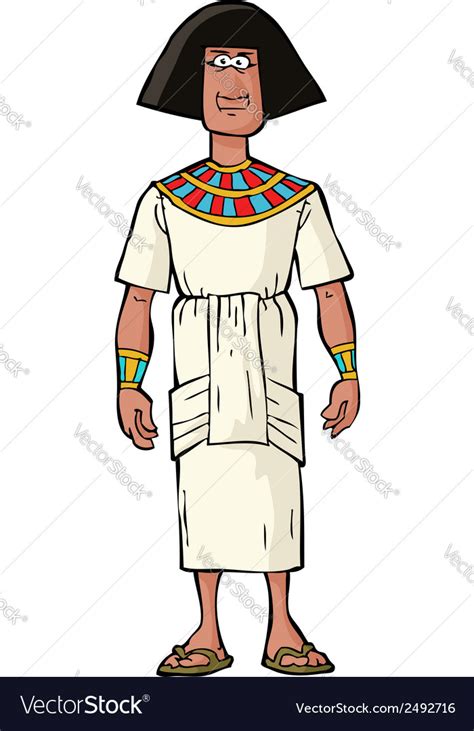 Ancient egyptian nobleman Royalty Free Vector Image