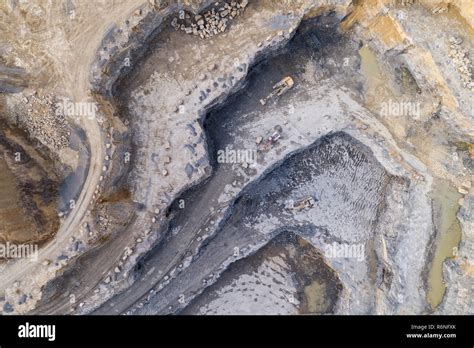 aerial view of a quarry Stock Photo - Alamy