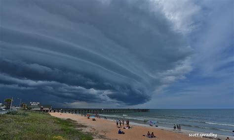 Photo: High Intensity Cloud Formation over Flagler Beach Pier - wunderground.com | Flagler beach ...