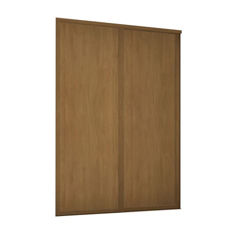 2x 610mm Spacepro Shaker Oak Panel Sliding Doors for an opening width 1145mm