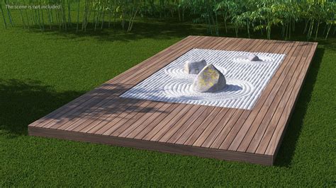 3D Model Zen Rock Garden - TurboSquid 2086639