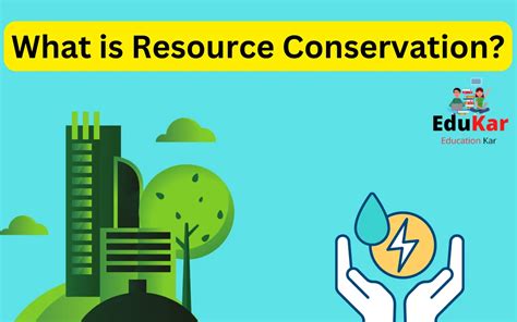 What is Resource Conservation? - Edukar India