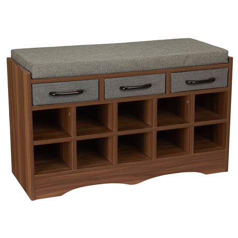 Household Essentials Entryway Shoe Storage Bench & Reviews | Wayfair