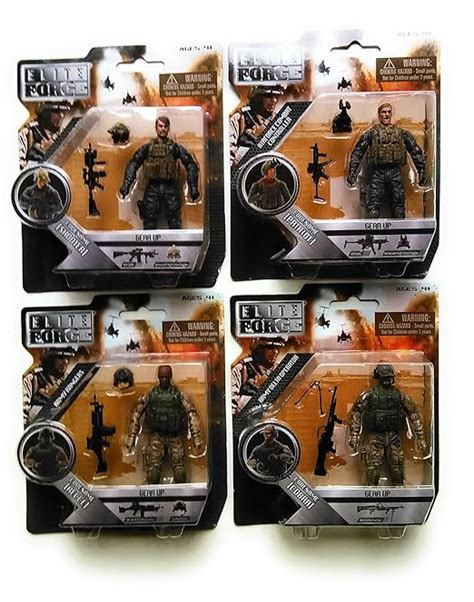 Amazon.com: Elite Force Marine Force Recon SHOOTER Action Figure BUNDLE ...