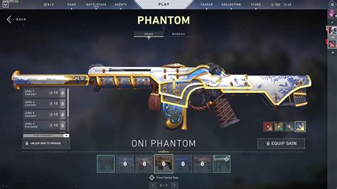 New Phantom Skin 'ONI PHANTON' in game with all variants. : r/VALORANT