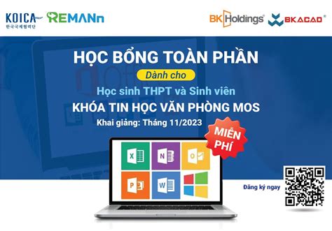 học bổng mos miễn phí