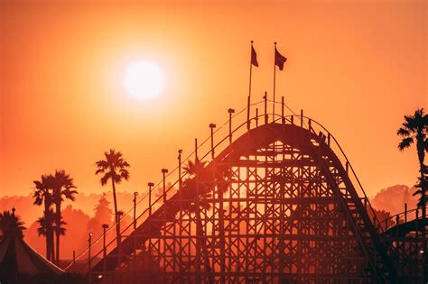 ITAP of the Santa Cruz Boardwalk during the sunset last night | Santa ...