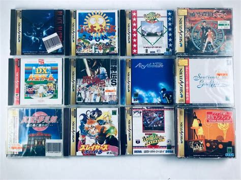 Sega Saturn - Lot of 12 Japanese games - Catawiki