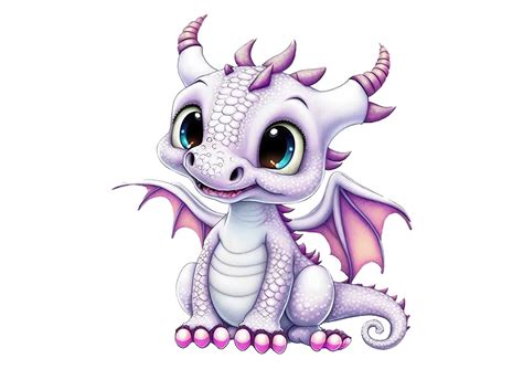 Cute Baby Dragon Sketch