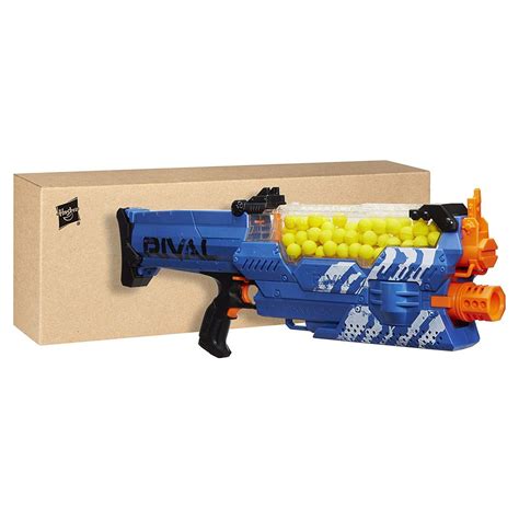 Nerf Rival Nemesis MXVII-10K, Blue, Fully Motorized, High-Impact Rounds ...