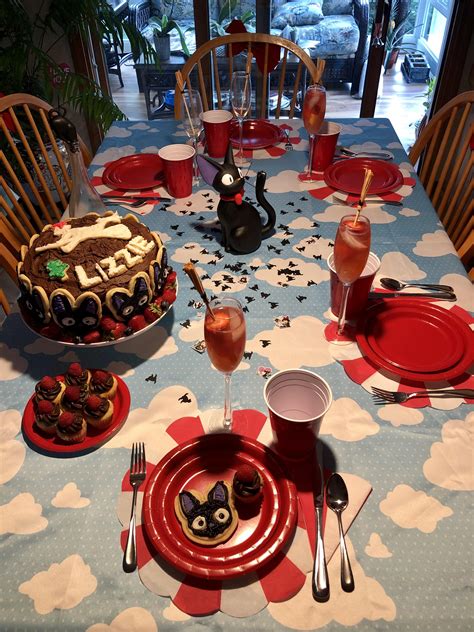 Put together a Kiki birthday party for my sister a little while ago :3 : r/WitchesVsPatriarchy