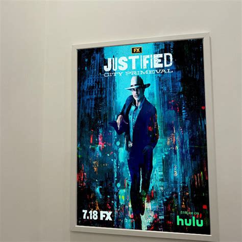 Justified City Primeval Movie 2023 Poster Designed & Sold By Tienmuoidesign