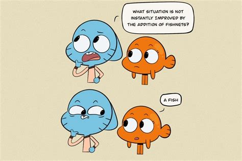 Incorrect Gumball Quotes — Gumball: Can I stab one of my friends? Anais ...