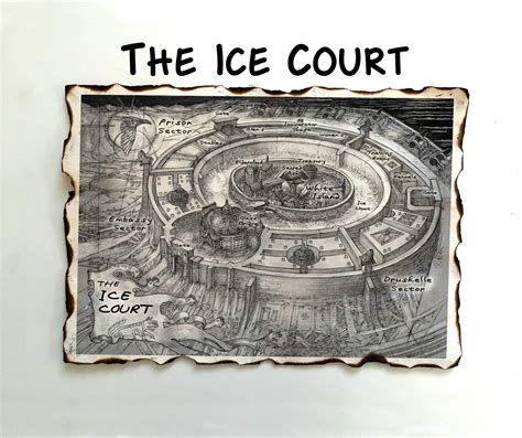 The Grishaverse Map of the Ice Court Shadow and Bone Map - Etsy