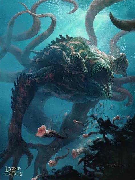 Weird Fantastical Creatures | Sea monster art, Creature concept art ...