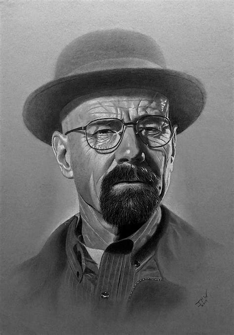 My pencil drawing of Walter White from Breaking Bad. | Walter white art, Breaking bad, Walter white