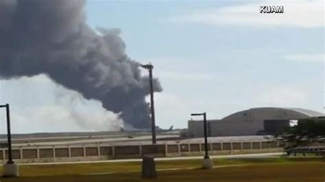 Air Force B-52 Crashes at Guam Base - NBC News