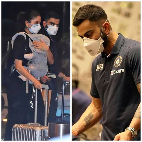 Virat and Anushka Spotted With Baby Vamika at Airport | Vamika Kohli ...