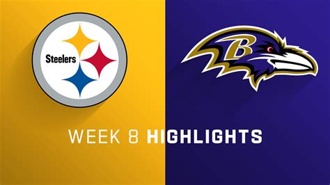 Pittsburgh Steelers vs. Baltimore Ravens highlights | Week 8