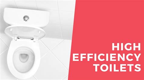 High efficiency toilets save water - YouTube