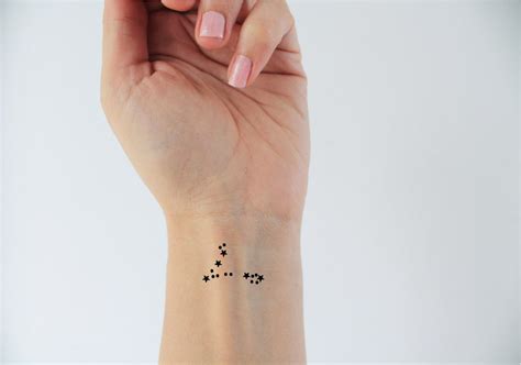 6 Pisces Zodiac Temporary Tattoos / Pisces Birthday Gift /sign Pisces ...