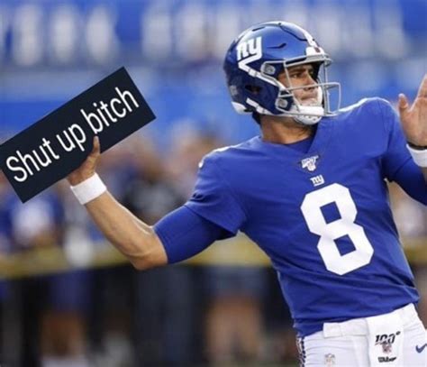 Daniel jones to all the hater and naysayers today : r/NFCEastMemeWar