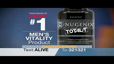 Nugenix Total-T TV Commercial, 'Don't Slow Down' Featuring Frank Thomas ...