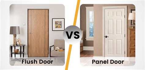 The Difference Between Flush And Panelled Doors - Bank2home.com