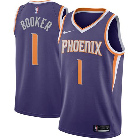 Nike Devin Booker Phoenix Suns Purple Swingman Jersey - Icon Edition