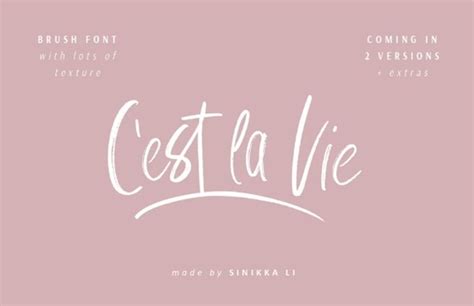 C'est La Vie Font - Fontspace.io