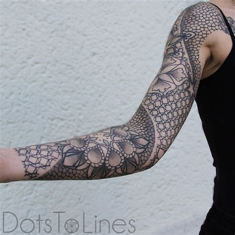 Mandala Patern Dotwork tattoo sleeve | Best Tattoo Ideas Gallery