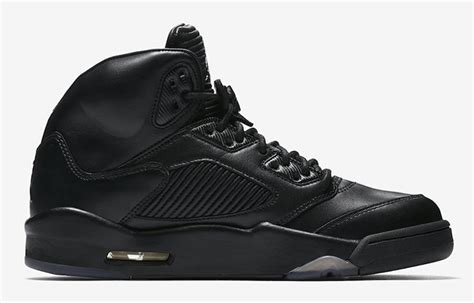 Air Jordan 5 Premium Triple Black Release Date | SneakerFiles