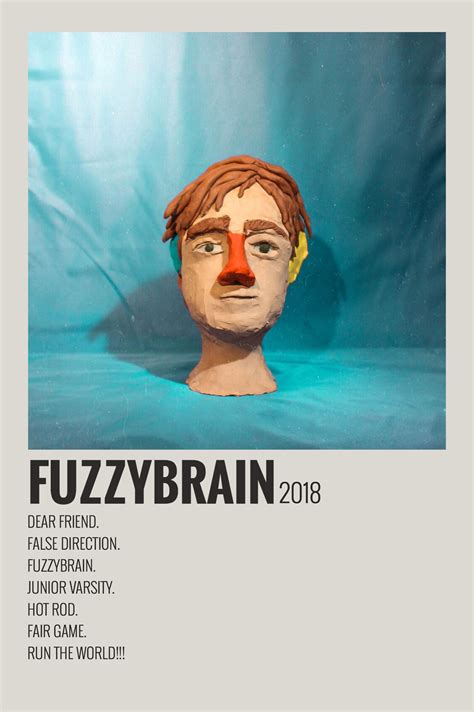 Alternative Minimalist Music Album Polaroid Poster- Fuzzybrain 2018 in 2020 | Minimalist music ...