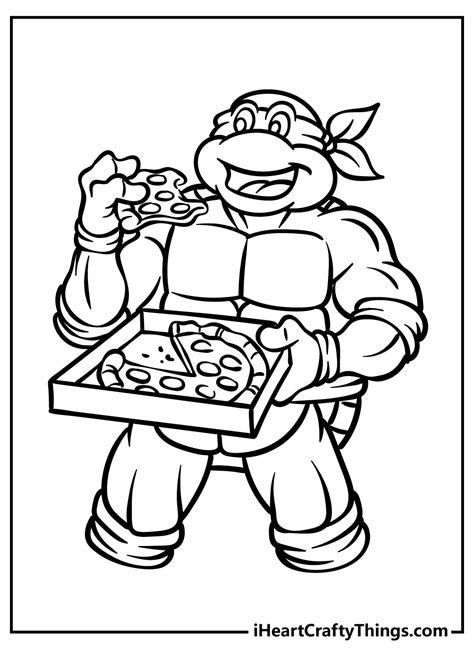 Teenage Mutant Ninja Turtles Coloring Pages Free Printable