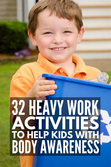 32 Proprioceptive Activities for Kids | If you’re looking for heavy ...