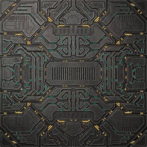 Forerunner Central Plates by dano555666 on DeviantArt | Scifi wall, Game textures, Concept art