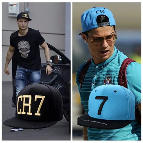 2015 Cristiano Ronaldo CR7 Black Blue Baseball Caps hip hop Sports Snapback Football brand hat ...