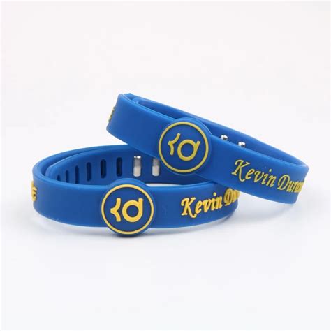 kevin Durant Adjustable silicone Golden State No.35 bracelets ...