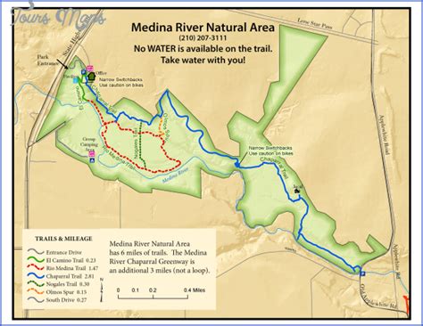 Lone Star Hiking Trail Map - ToursMaps.com