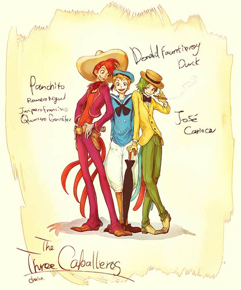 The Three Caballeros by chacckco on DeviantArt