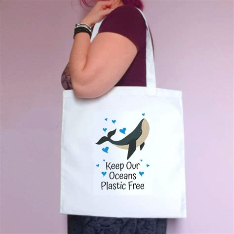 Eco-Friendly Reusable Fabric Tote Bag | Keep Our Oceans Plastic Free ...