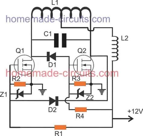 Simple Induction Heater Circuit Diagram Simple Induction Hea