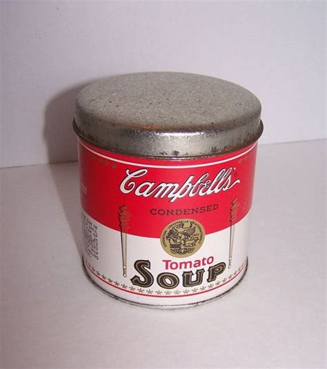 Campbell's® Soup Tin 1993 Metal Kitchen Storage Container | Etsy | Campbell soup, Metal kitchen ...