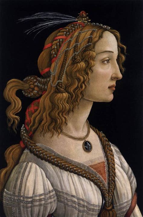 Sandro Botticelli. Portrait de jeune femme (v. 1475)