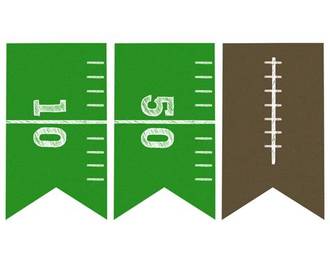 Football Banner Free Printable {Football Party} - Paper Trail Design