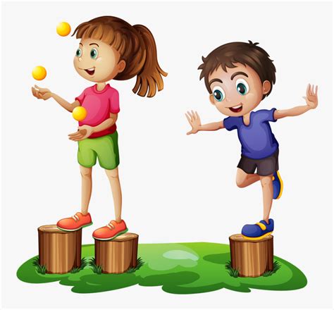 Фотки Outdoor Playground, School Clipart, Games To - Stand On One Leg Clip Art, HD Png Download ...