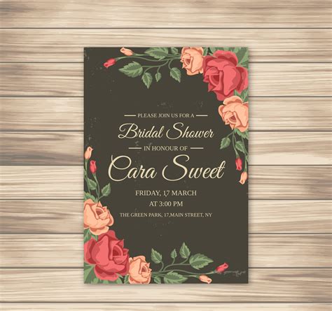 Wedding Shower Invitation - 19+ Examples, Word, pages, Photoshop, How ...