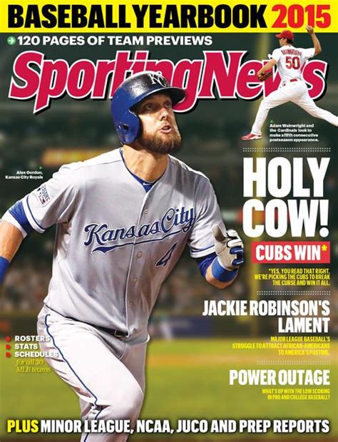 The 2015 Sporting News MLB Yearbook. On sale now. Royals | Sporting ...